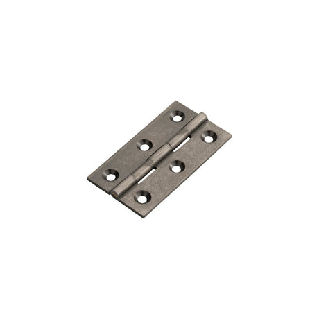 This is an image of a FTD - 64 x 35mm Cabinet Hinge - Pewter that is availble to order from Trade Door Handles in Kendal.