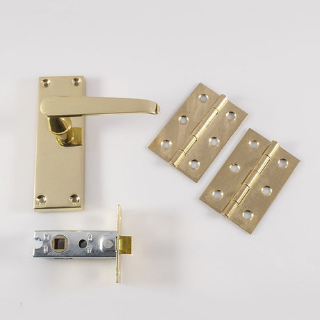 High quality image of Carlisle Brass - CONTRACT VICTORIAN STRAIGHT LATCH PACK | Sku. gk2002eb-intb | Trade Door Handles, Kendal.
