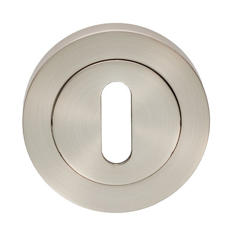 This is an image of a Carlisle Brass - Standard Profile Escutcheon - Satin Nickel that is availble to order from Trade Door Handles in Kendal.