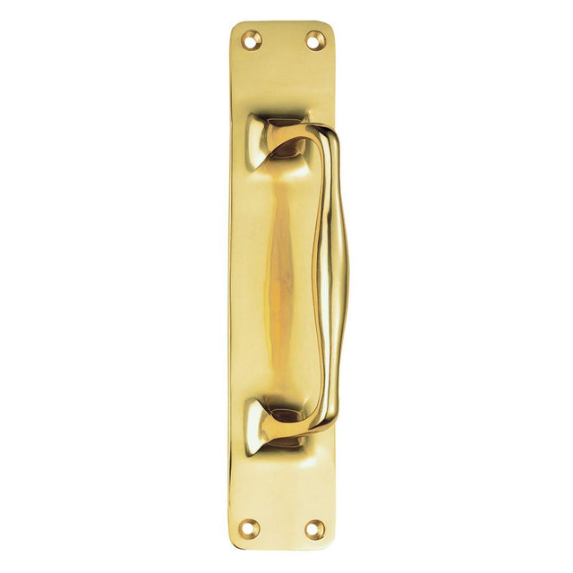 High quality image of Carlisle Brass - Cast Pull Handle - Polished Brass | Sku. aa95 | Trade Door Handles, Kendal.