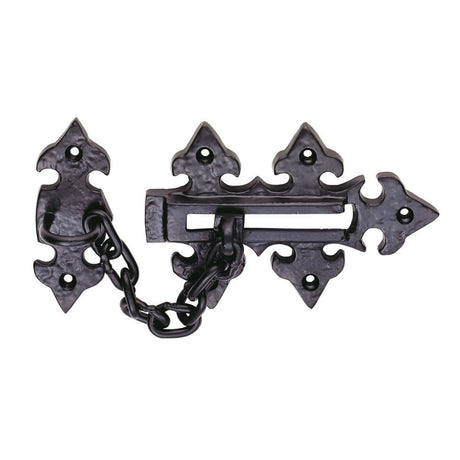 This is an image of a Ludlow - Door Chain - Black Antique that is availble to order from Trade Door Handles in Kendal.