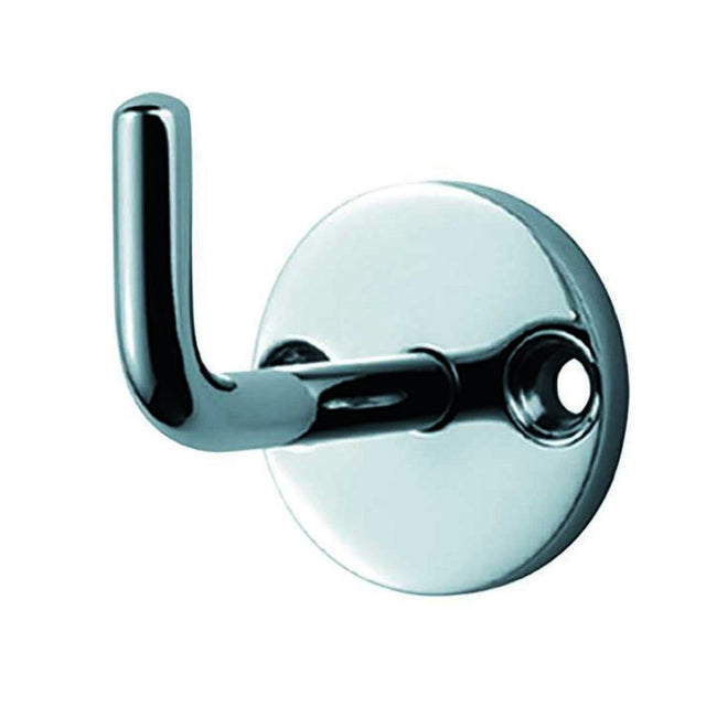 This is an image of a Eurospec - Coat Hook - Bright Stainless Steel that is availble to order from Trade Door Handles in Kendal.