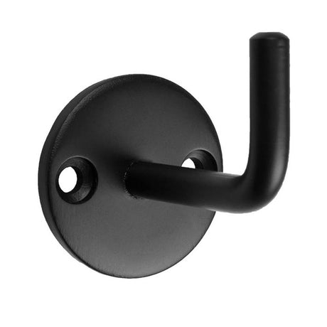 This is an image of a Carlisle Brass - Coat Hook - Matt Black that is availble to order from Trade Door Handles in Kendal.