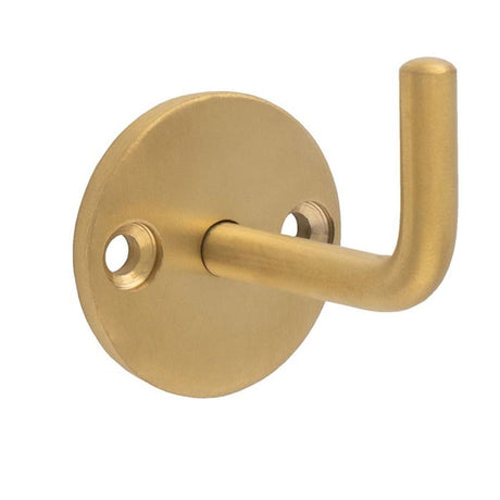 This is an image of a Carlisle Brass - Coat Hook - Satin PVD that is availble to order from Trade Door Handles in Kendal.