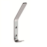 This is an image of a Eurospec - Aluminum Flat Hat and Coat Hook - Satin Anodised Aluminium that is availble to order from Trade Door Handles in Kendal.