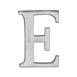 Heritage Brass Door Furniture Satin Chrome / Letters / E Heritage Brass - Alphabet E Pin Fix 51mm (2") Satin Chrome Finish