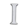 Heritage Brass Door Furniture Polished Chrome / Letters / I Heritage Brass - Alphabet I Pin Fix 51mm (2") Polished Chrome Finish