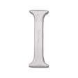 Heritage Brass Door Furniture Satin Chrome / Letters / I Heritage Brass - Alphabet I Pin Fix 51mm (2") Satin Chrome Finish