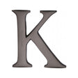 Heritage Brass Door Furniture Matt Bronze / Letters / K Heritage Brass - Alphabet K Pin Fix 51mm (2") Matt Bronze Finish