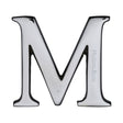 Heritage Brass Door Furniture Polished Chrome / Letters / M Heritage Brass - Alphabet M Pin Fix 51mm (2") Polished Chrome Finish