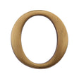 Heritage Brass Door Furniture Antique Brass / Letters / O Heritage Brass - Alphabet O Pin Fix 51mm (2") Antique Brass Finish