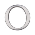 Heritage Brass Door Furniture Satin Chrome / Letters / O Heritage Brass - Alphabet O Pin Fix 51mm (2") Satin Chrome Finish