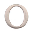 Heritage Brass Door Furniture Satin Nickel / Letters / O Heritage Brass - Alphabet O Pin Fix 51mm (2") Satin Nickel Finish