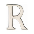 Heritage Brass Door Furniture Polished Nickel / Letters / R Heritage Brass - Alphabet R Pin Fix 51mm (2") Polished Nickel Finish