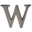 Heritage Brass Door Furniture Matt Bronze / Letters / W Heritage Brass - Alphabet W Pin Fix 51mm (2") Matt Bronze Finish