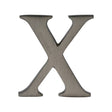 Heritage Brass Door Furniture Matt Bronze / Letters / X Heritage Brass - Alphabet X Pin Fix 51mm (2") Matt Bronze Finish