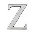 Heritage Brass Door Furniture Satin Chrome / Letters / Z Heritage Brass - Alphabet Z Pin Fix 51mm (2") Satin Chrome Finish