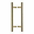 Heritage Brass Door Furniture Polished Brass / Back to Back Fixing Pack Heritage Brass - Back to Back Door Pull Handle Bar Design 305mm Polished Brass Finish