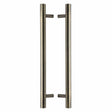 Heritage Brass Door Furniture Antique Brass / Back to Back Fixing Pack Heritage Brass - Back to Back Door Pull Handle Bar Design 457mm Antique Brass Finish