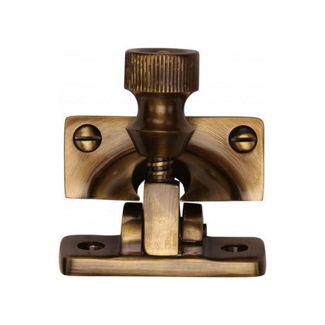 Heritage Brass Window Furniture Antique Brass / Sash Window Brighton Fasteners / Yes Heritage Brass - Brighton Sash Fastener Antique Brass Finish