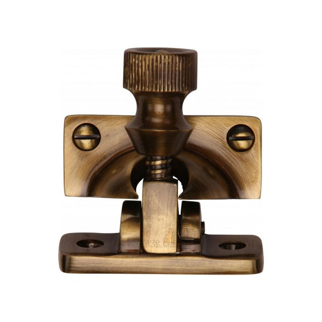 Heritage Brass Window Furniture Antique Brass / Sash Window Brighton Fasteners / Yes Heritage Brass - Brighton Sash Fastener Antique Brass Finish