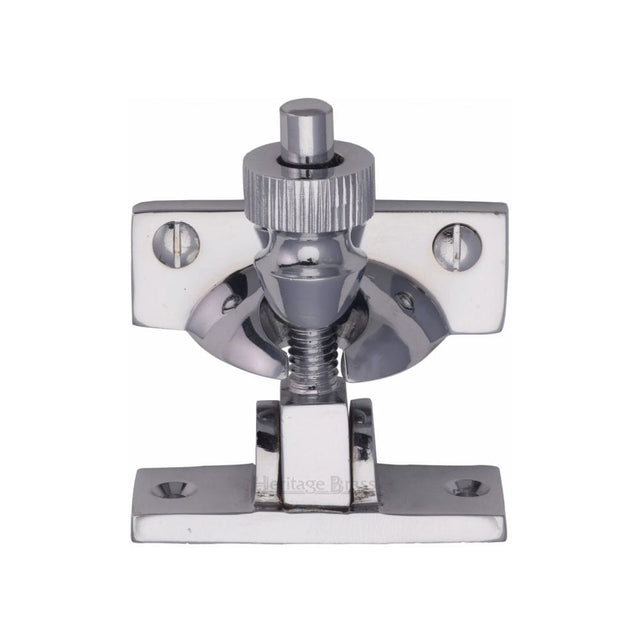 Heritage Brass Window Furniture Polished Chrome / Sash Window Brighton Fasteners / Yes Heritage Brass - Brighton Sash Fastener Polished Chrome Finish
