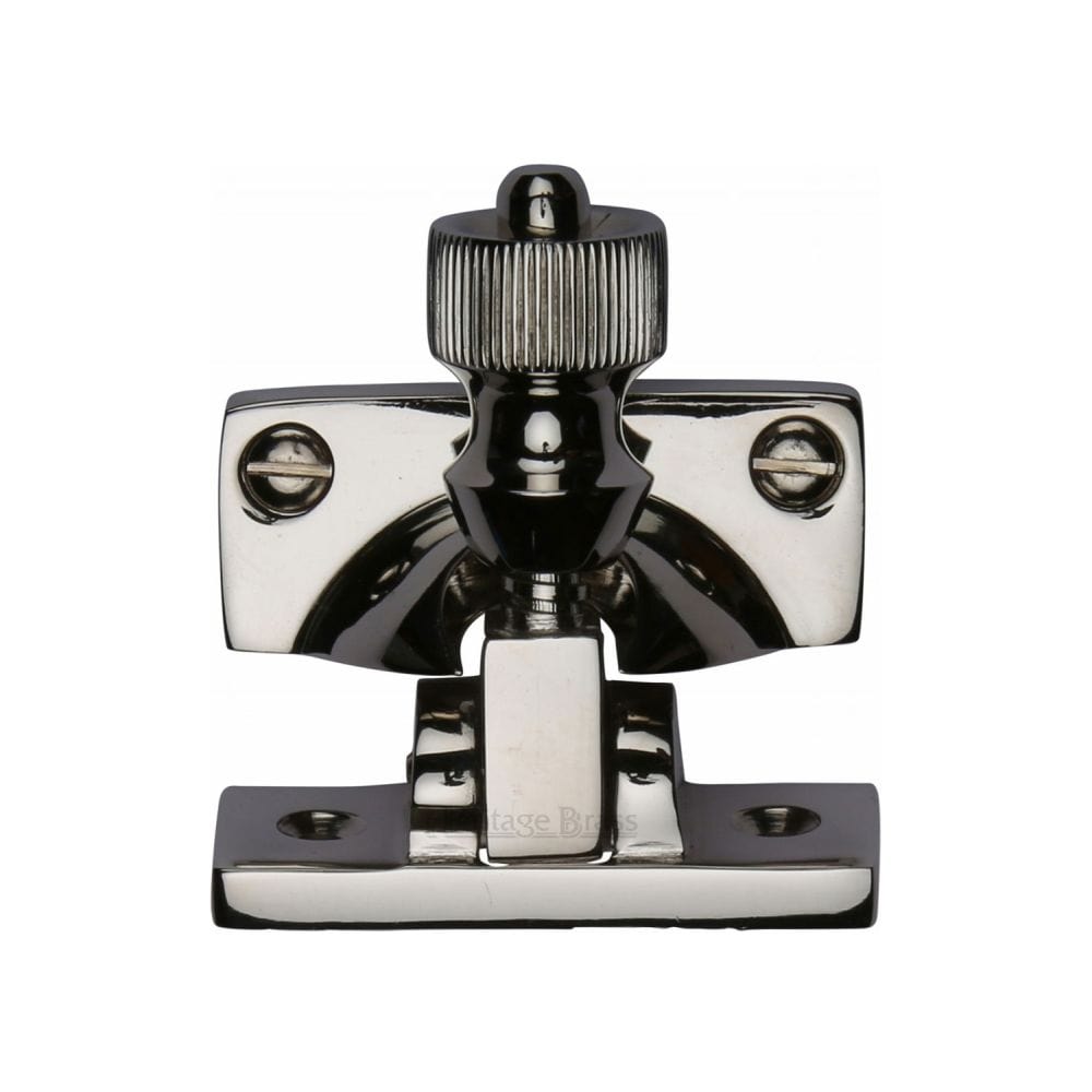 Heritage Brass Window Furniture Polished Nickel / Sash Window Brighton Fasteners / Yes Heritage Brass - Brighton Sash Fastener Polished Nickel Finish