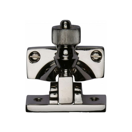 Heritage Brass Window Furniture Polished Nickel / Sash Window Brighton Fasteners / Yes Heritage Brass - Brighton Sash Fastener Polished Nickel Finish