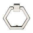 Heritage Brass Cabinet Hardware Polished Nickel / Cabinet Drop Pulls Heritage Brass - Cabinet Drop Pull Hexagon Design 51mm Polished Nickel Finish