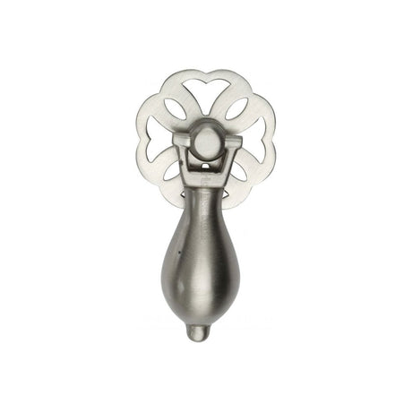 Heritage Brass Cabinet Hardware Satin Nickel / Cabinet Drop Pulls Heritage Brass - Cabinet Drop Pull Satin Nickel Finish