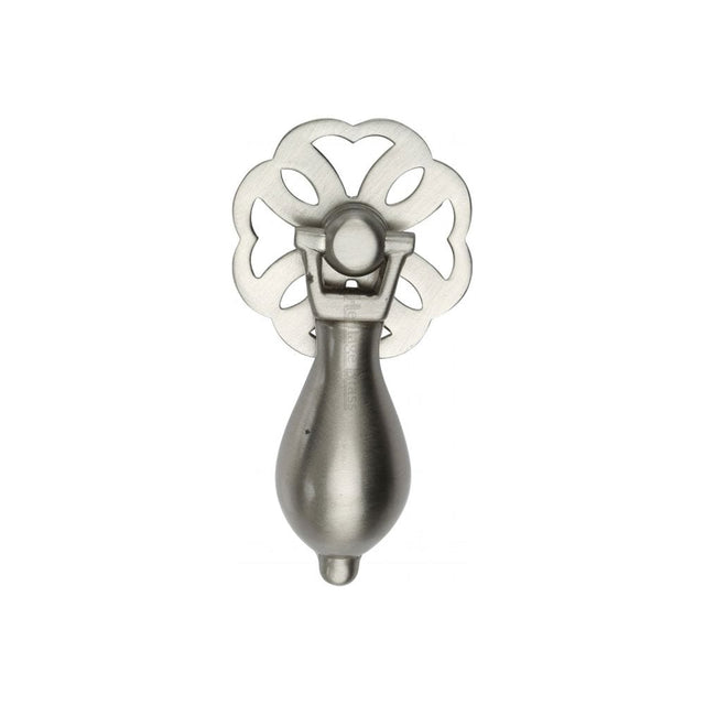 Heritage Brass Cabinet Hardware Satin Nickel / Cabinet Drop Pulls Heritage Brass - Cabinet Drop Pull Satin Nickel Finish