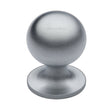 Heritage Brass Cabinet Hardware Satin Chrome / Cabinet Knobs / 32mm Dia. Heritage Brass - Cabinet Knob Ball Design 32mm Satin Chrome Finish