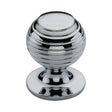 Heritage Brass Cabinet Hardware Polished Chrome / Cabinet Knobs / 32mm Dia. Heritage Brass - Cabinet Knob Beehive Design 32mm Polished Chrome Finish
