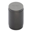 Heritage Brass Cabinet Hardware Matt Bronze / Cabinet Knobs / 21mm Dia. Heritage Brass - Cabinet Knob Cylindric Knurled Design 21mm Matt Bronze Finish