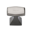 Heritage Brass Cabinet Hardware Satin Nickel / Cabinet Knobs / 32mm Dia. Heritage Brass - Cabinet Knob Deco Design 32mm Satin Nickel Finish