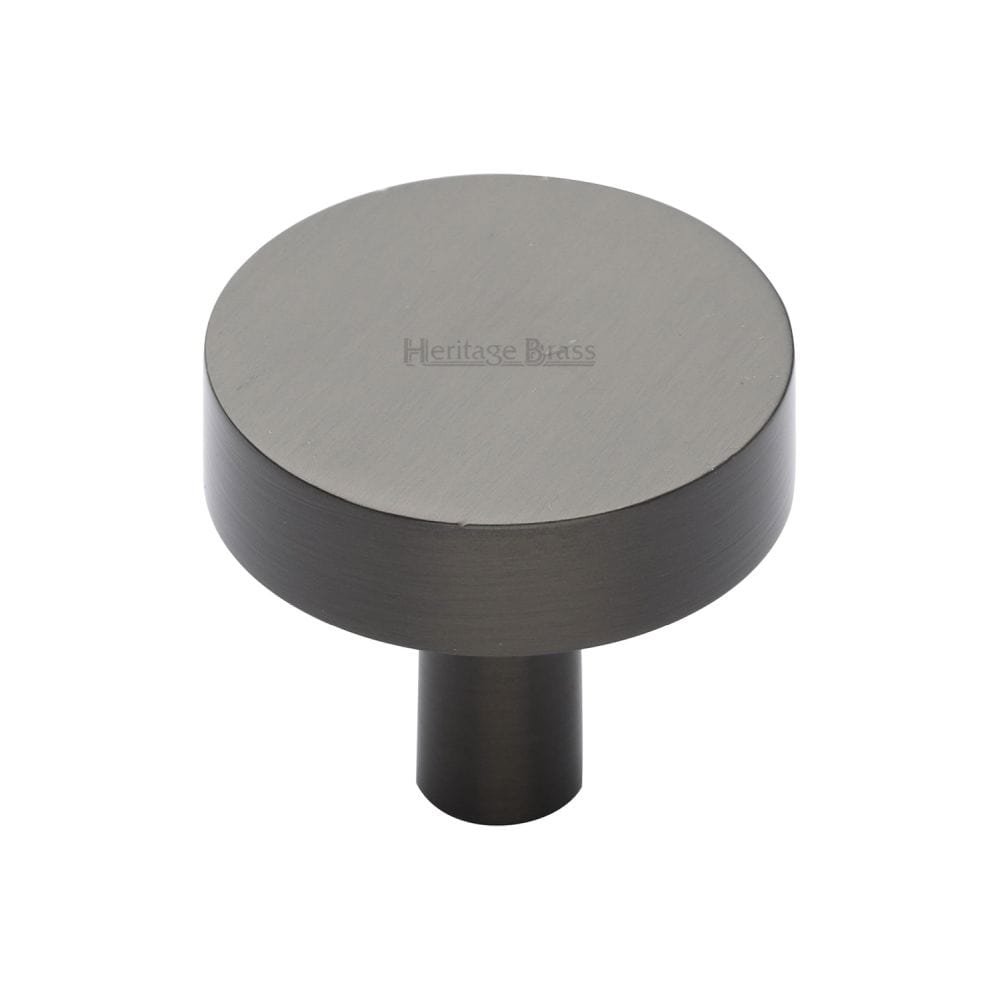 Heritage Brass Cabinet Hardware Matt Bronze / Cabinet Knobs / 32mm Dia. Heritage Brass - Cabinet Knob Disc Design 32mm Matt Bronze Finish