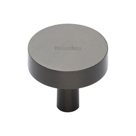 Heritage Brass Cabinet Hardware Matt Bronze / Cabinet Knobs / 32mm Dia. Heritage Brass - Cabinet Knob Disc Design 32mm Matt Bronze Finish