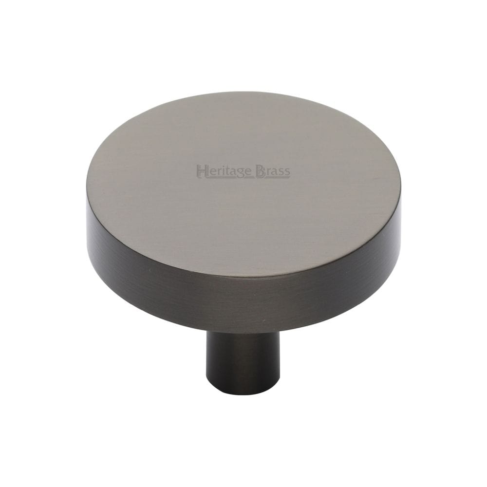 Heritage Brass Cabinet Hardware Matt Bronze / Cabinet Knobs / 38mm Dia. Heritage Brass - Cabinet Knob Disc Design 38mm Matt Bronze Finish