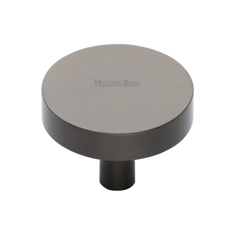 Heritage Brass Cabinet Hardware Matt Bronze / Cabinet Knobs / 38mm Dia. Heritage Brass - Cabinet Knob Disc Design 38mm Matt Bronze Finish