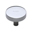 Heritage Brass Cabinet Hardware Polished Chrome / Cabinet Knobs / 38mm Dia. Heritage Brass - Cabinet Knob Disc Design 38mm Polished Chrome Finish