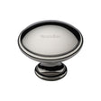 Heritage Brass Cabinet Hardware Polished Nickel / Cabinet Knobs / 38mm Dia. Heritage Brass - Cabinet Knob Domed Design 38mm Polished Nickel Finish