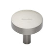 Heritage Brass Cabinet Hardware Satin Nickel / Cabinet Knobs / 32mm Dia. Heritage Brass - Cabinet Knob Domed Disc Design 32mm Satin Nickel Finish