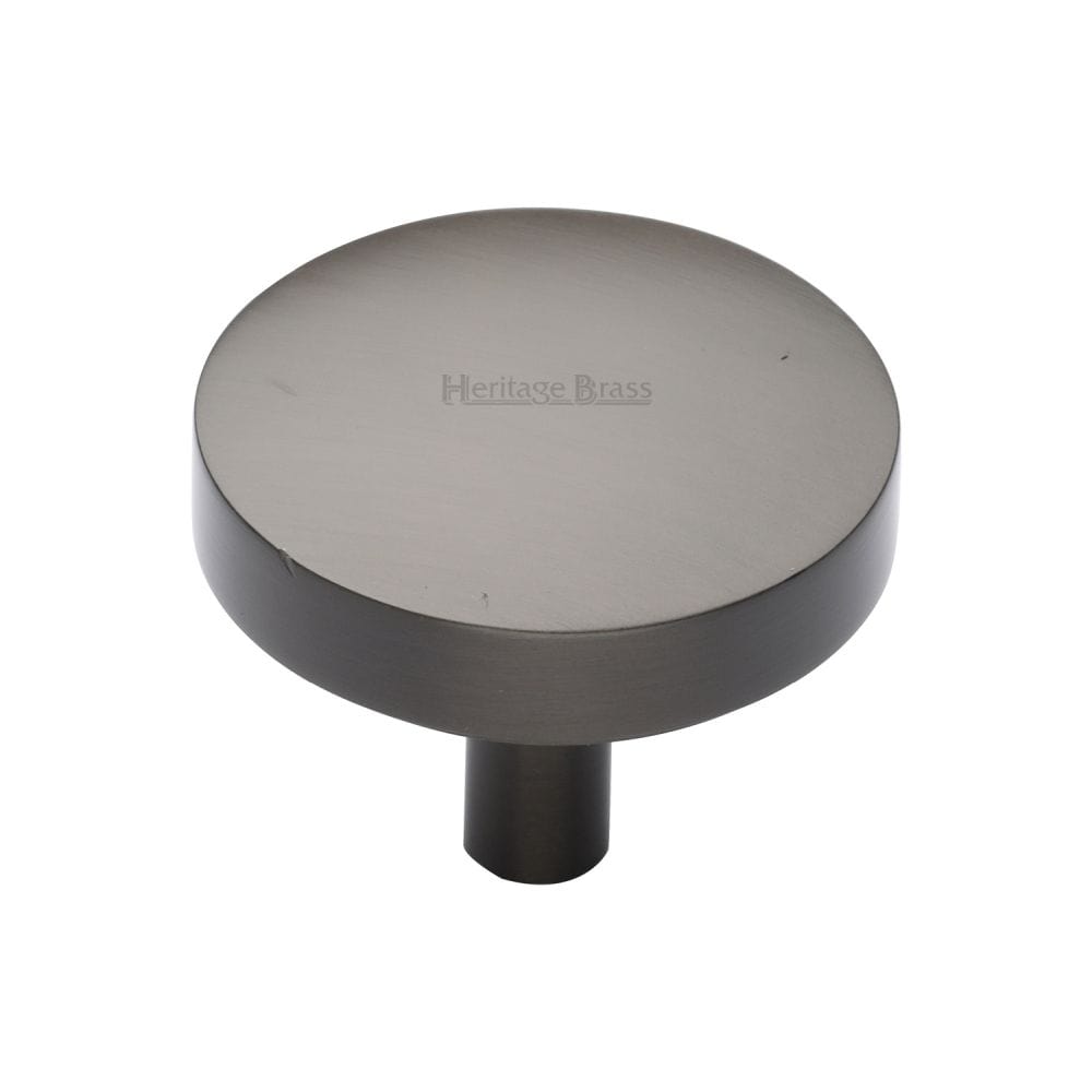 Heritage Brass Cabinet Hardware Matt Bronze / Cabinet Knobs / 38mm Dia. Heritage Brass - Cabinet Knob Domed Disc Design 38mm Matt Bronze Finish
