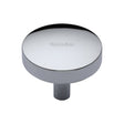 Heritage Brass Cabinet Hardware Polished Chrome / Cabinet Knobs / 38mm Dia. Heritage Brass - Cabinet Knob Domed Disc Design 38mm Polished Chrome Finish