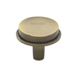Heritage Brass Cabinet Hardware Antique Brass / Cabinet Knobs / 32mm Dia. Heritage Brass - Cabinet Knob Flat Top Design 32mm Antique Brass finish