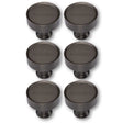 Heritage Brass Cabinet Hardware Matt Bronze / Cabinet Knobs / 32mm Dia. Heritage Brass - Cabinet Knob Florence Design 32mm Matt Bronze Finish