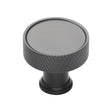 Heritage Brass Cabinet Hardware Matt Bronze / Cabinet Knobs / 32mm Dia. Heritage Brass - Cabinet Knob Florence Knurled Design 32mm Matt Bronze Finish
