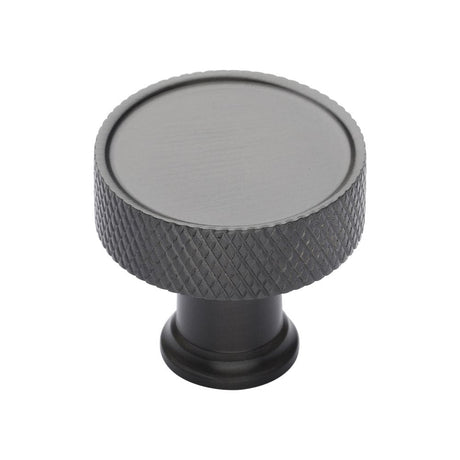 Heritage Brass Cabinet Hardware Matt Bronze / Cabinet Knobs / 32mm Dia. Heritage Brass - Cabinet Knob Florence Knurled Design 32mm Matt Bronze Finish