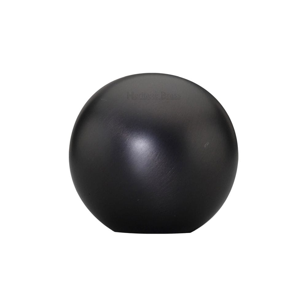 Heritage Brass Cabinet Hardware Matt Bronze / Cabinet Knobs / 25mm Dia. Heritage Brass - Cabinet Knob Globe Design 25mm Matt Bronze Finish