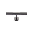 Heritage Brass Cabinet Hardware Matt Bronze / Cabinet Knobs / 90mm Dia. Heritage Brass - Cabinet Knob Knurled Fountain Design 90mm Matt Bronze Finish